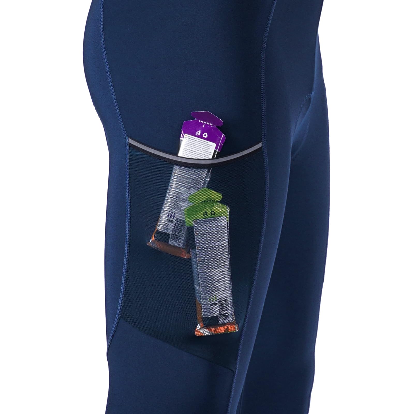 MY KILOMETRE Pantaloni Termici da Ciclismo Gravel Uomo con Tasche Laterali e Fondello Imbottito - Impermeabili, Antivento