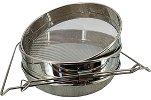 Honey Bottling Bucket 5-Gallon with Extendable Arms - Strainer Sieve Combo