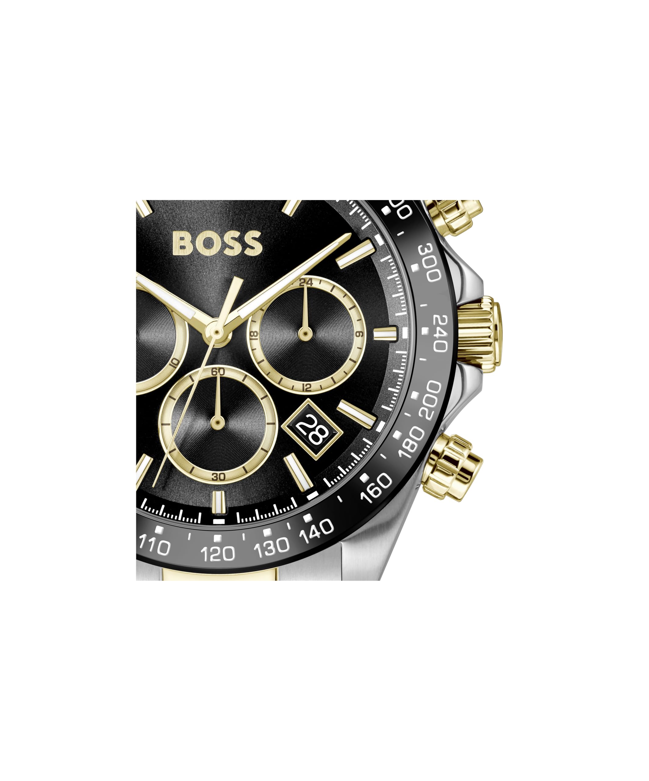 BOSS Quarz-Chronograph für Herren Hero 2.0 Collection mit Edelstahlarmband
