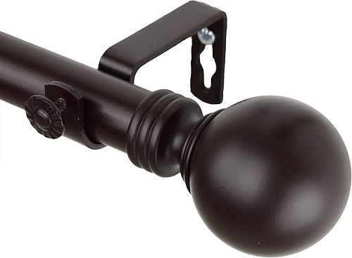 Rod Desyne Globe - Set barra para cortina de ventana.
