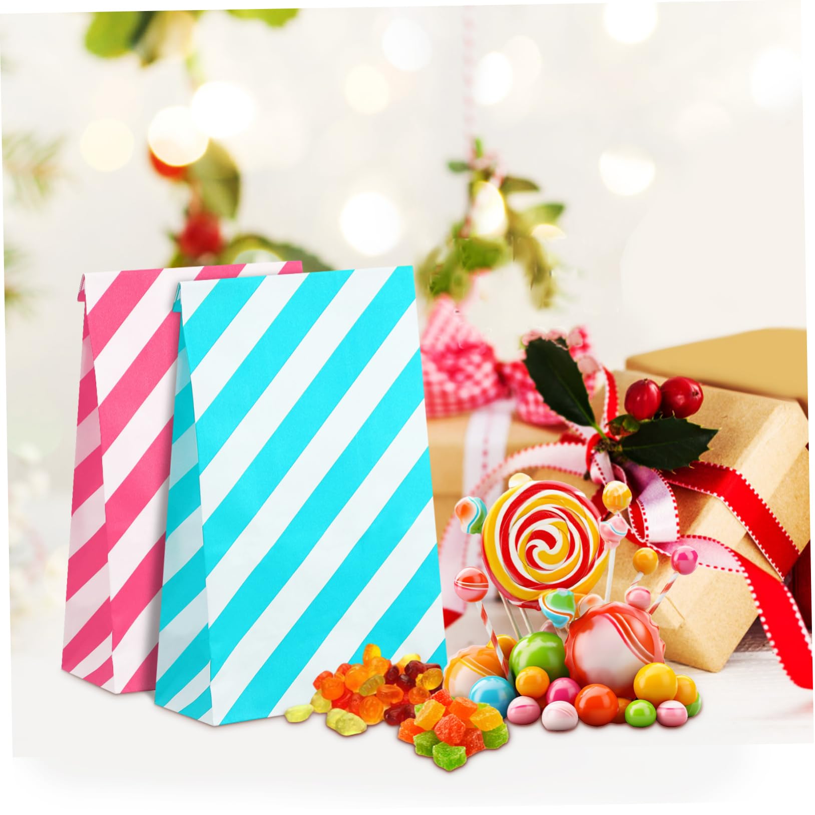 VERDANVERSE 80piezas Bolsas De Obsequio De Colores Bolsas De Dulces y Fiestas Para Golosinas Para Eventos y Celebraciones