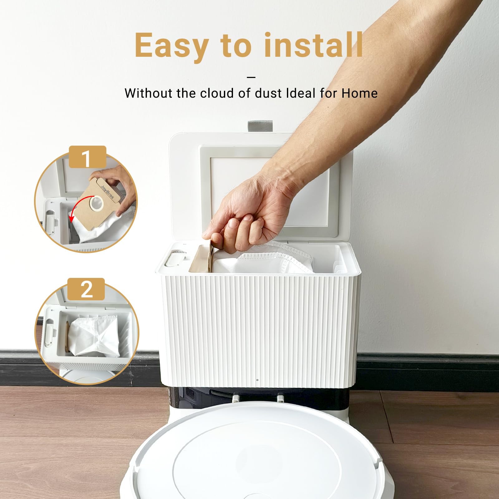 Amazon.com: JoyBros Replacement Dust Bags for iRobot Roomba All