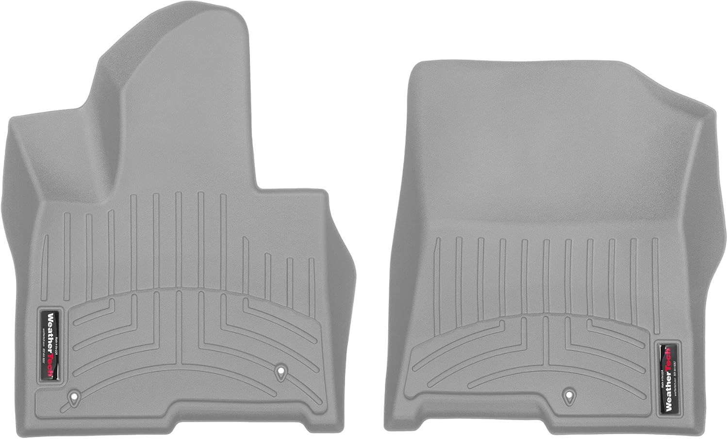 WeatherTech Custom Fit FloorLiners for Kia Sorento Hybrid, Sorento Plug-in Hybrid, 1st Row (4416541), Black