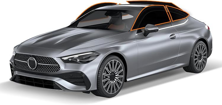 Nano Ceramic Window Tint for Cars - Customizable Precut Window Tint for All Sides & Rear Window - Sun Protection Film 5%, 20%, 35%, 50% - Universal Precut Window Tint Kit - Automotive Precut Tint