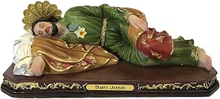 WSLHFEO 8" Inch Saint Joseph Sleeping Statue w Base Estatua de San José DormidoF