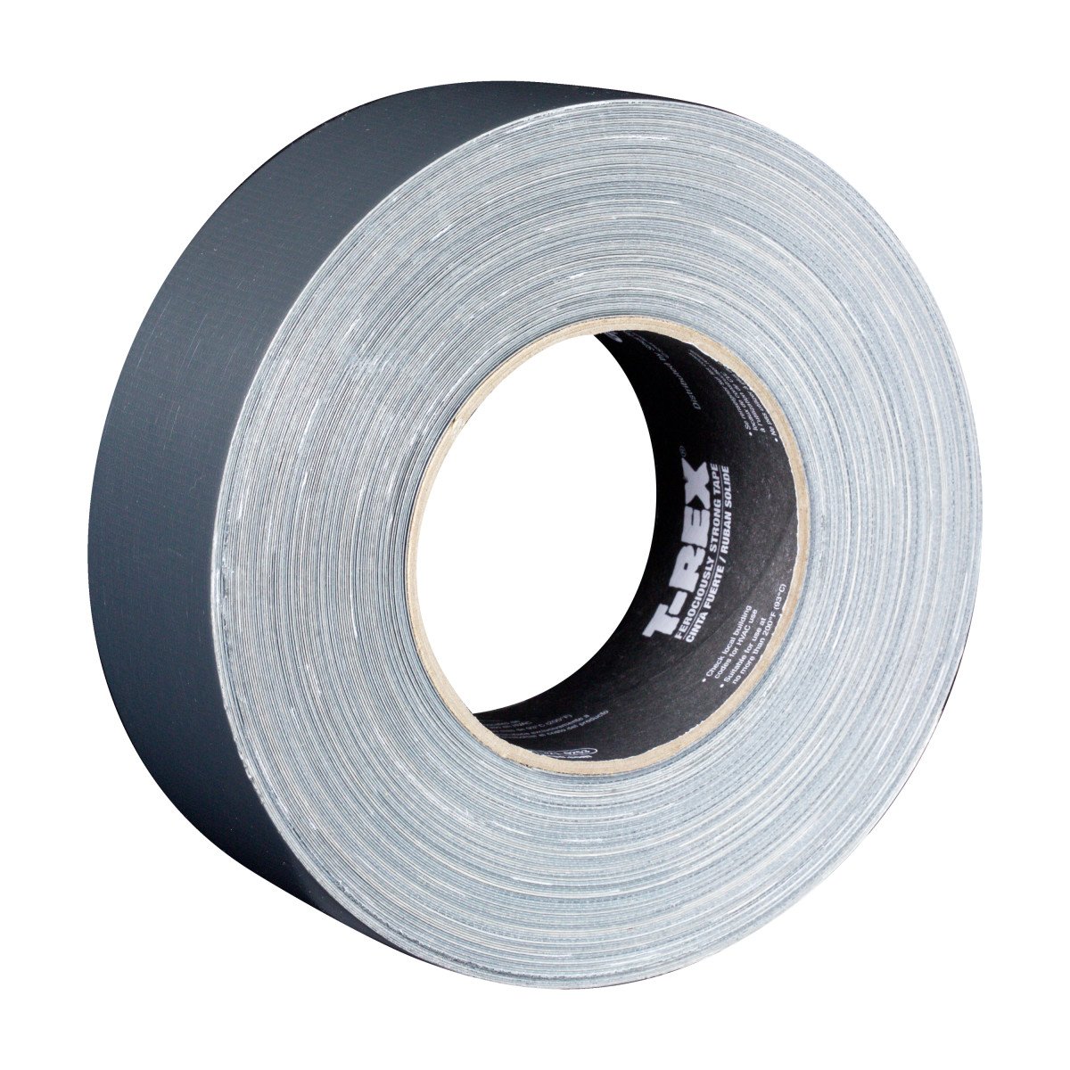 T-Rex Ferociously Strong Duct Tape, 1.88 in. x 35 yd, 1 Roll, Dark Gunmetal Gray (240998)