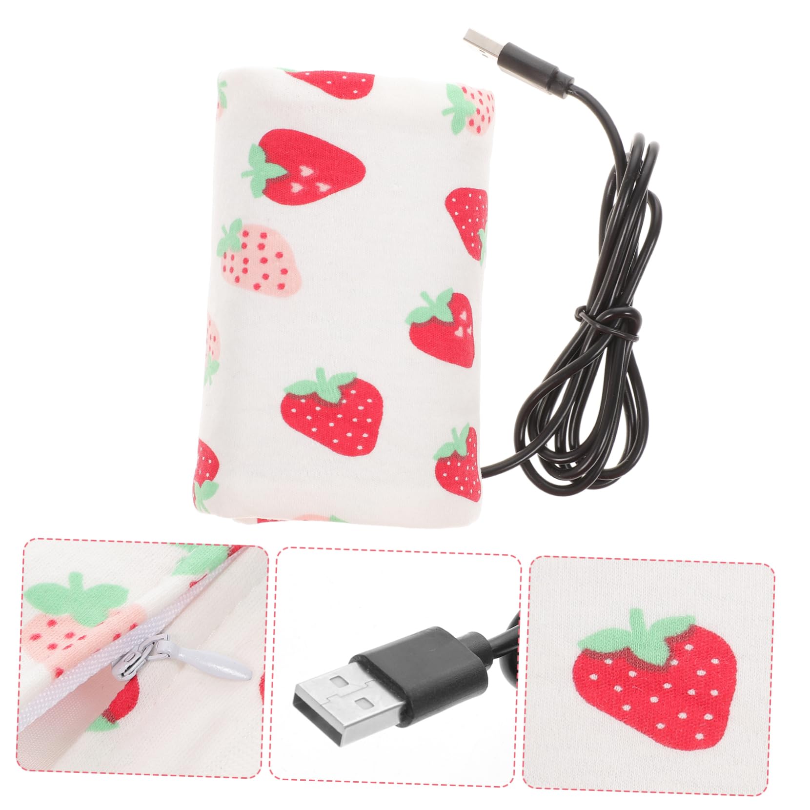 VICASKY 5pièces Chauffe-biberon Portable Usb Pour Lait Maternel Chauffant Pratique Pour Voyages Garde Les Biberons Chaud