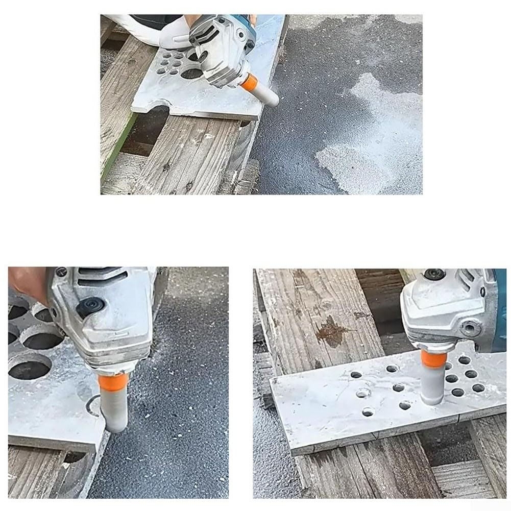 Embout à bout sphérique brasé sous vide de 20 mm, tête de meulage de fil, fraise en carbure pour marbre, granit, finition des bords de carrelage, chanfreinage, ébavurage (orange)