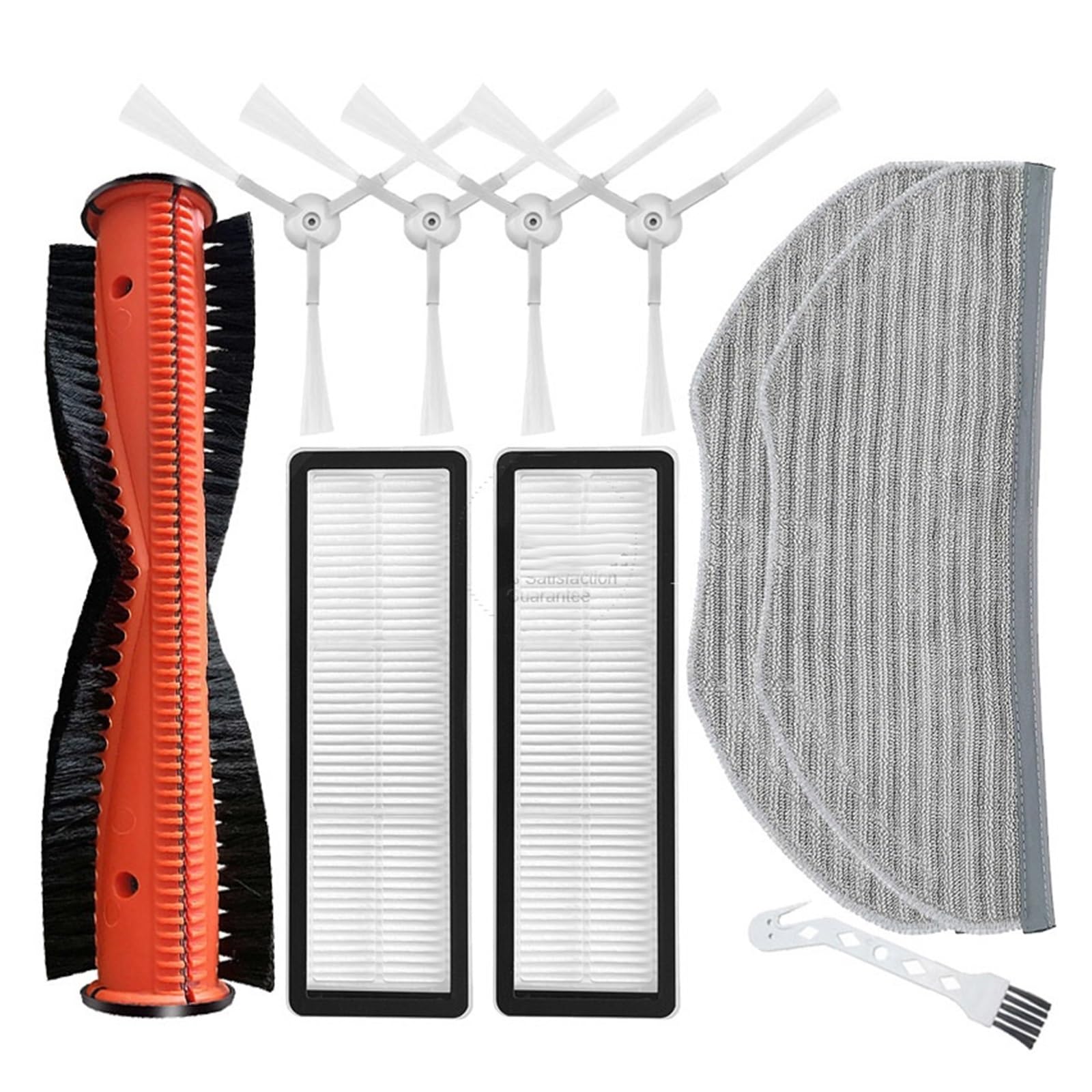 Accesorios compatibles con Xiaomi Robot Vacuum S10T STFCR01SZ Repuestos Kit de reemplazo de aspiradora Cepillo principal Filtro HEPA Mop Pad(QH)