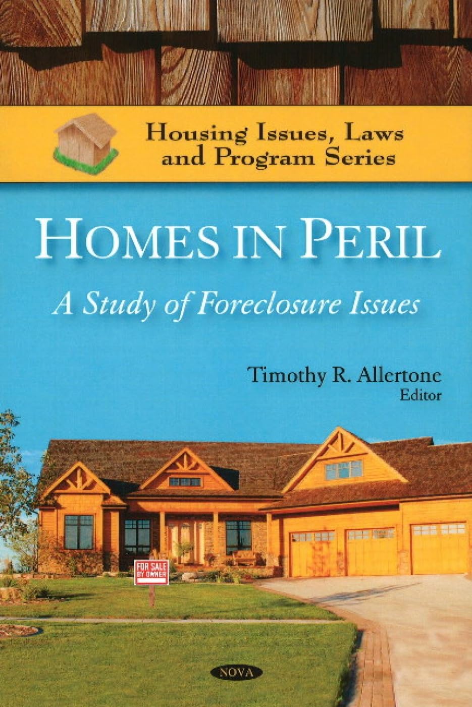 Buy Homes in Peril: A Study of Foreclosure Issues (Housing Issues, Laws and Program Series) — BookShops.in