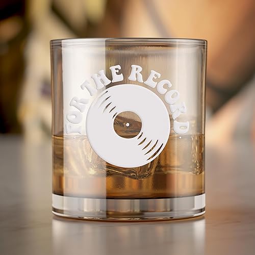 Miniatura 4 de For The Record Round Rocks Glass - Beat & Brew, regalo de DJ, regalo de música, regalo de vinilo, tocadiscos, decoración retro