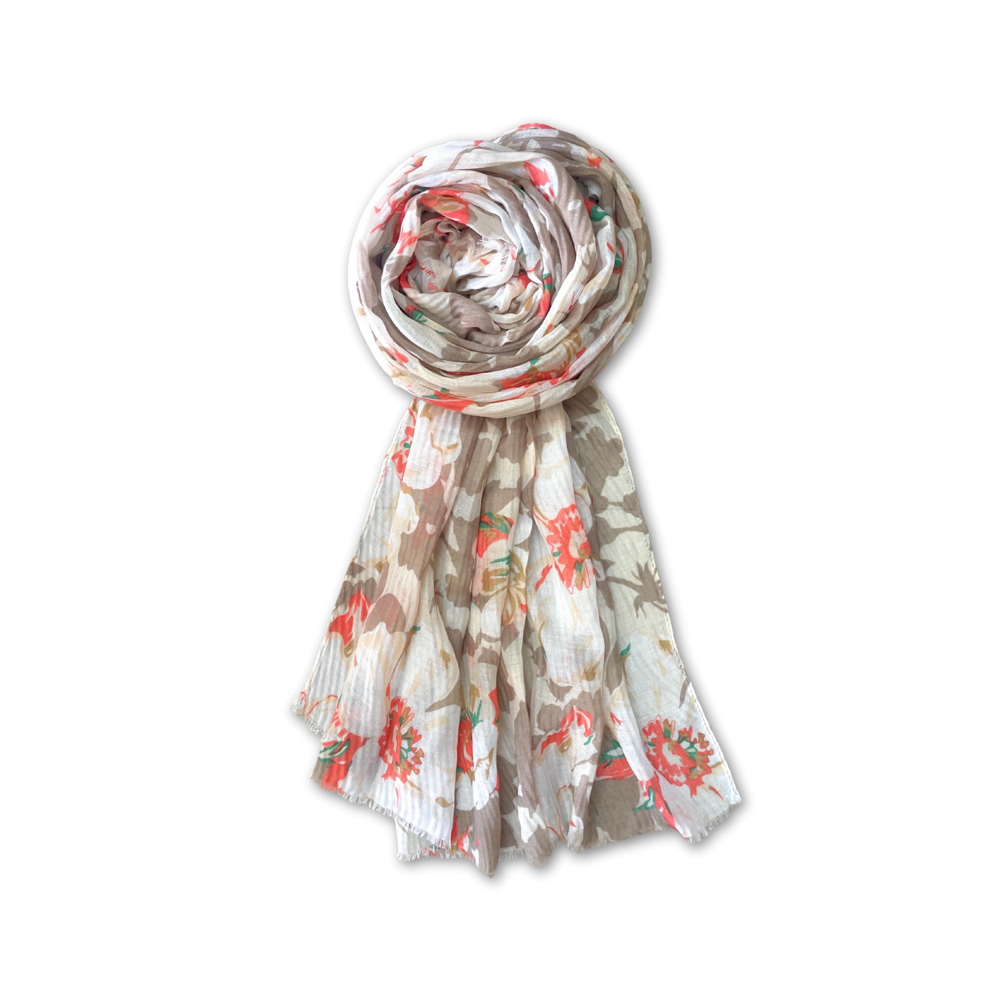 Digital Print Mal Mal Cotton Scarf for Women – Soft, Lightweight Hijab & Stole Wrap | Elegant Head & Neck Scarf Size: 72" L x 31" W-image-40