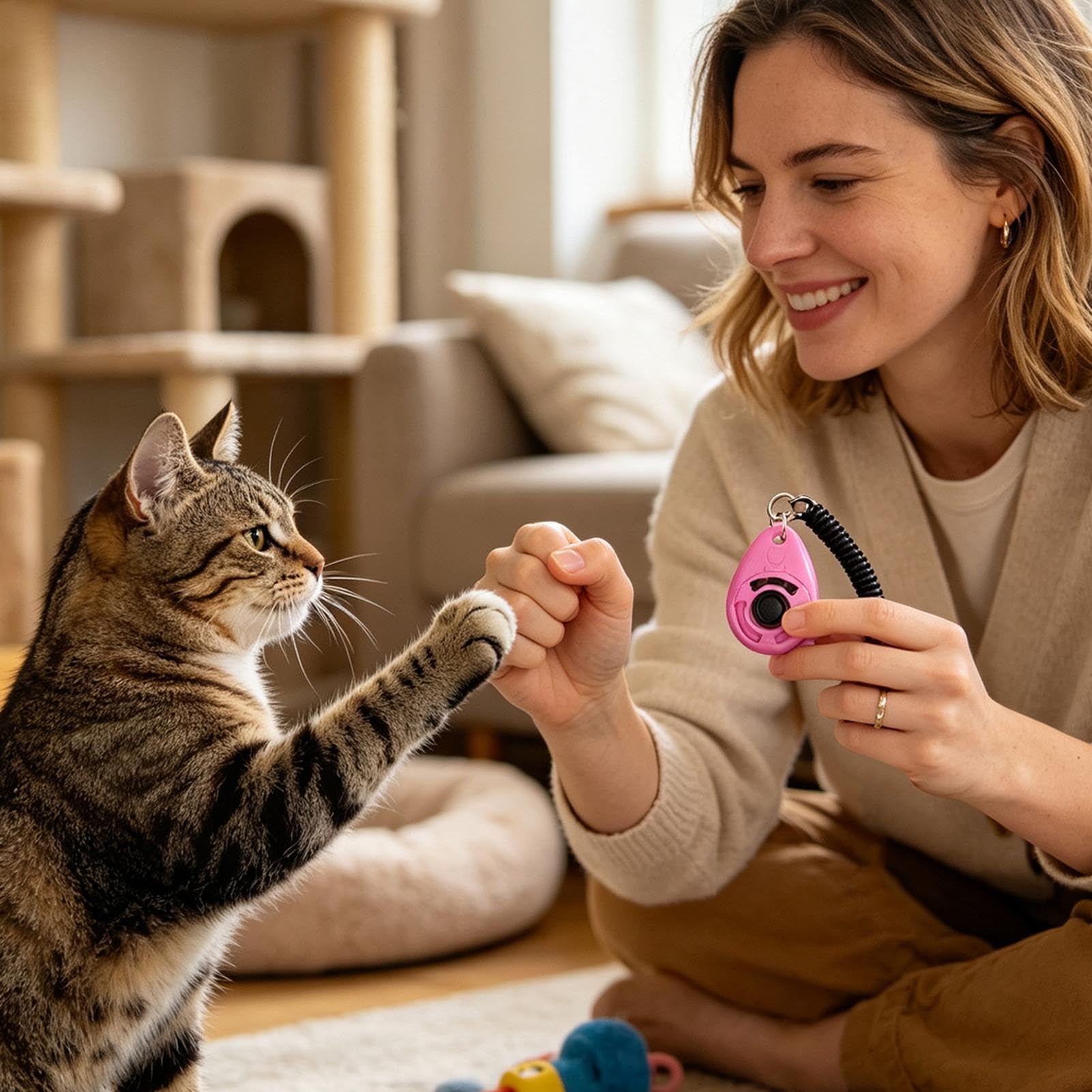 Clicker addestramento cani Dispositivo correzione comportamento per animali