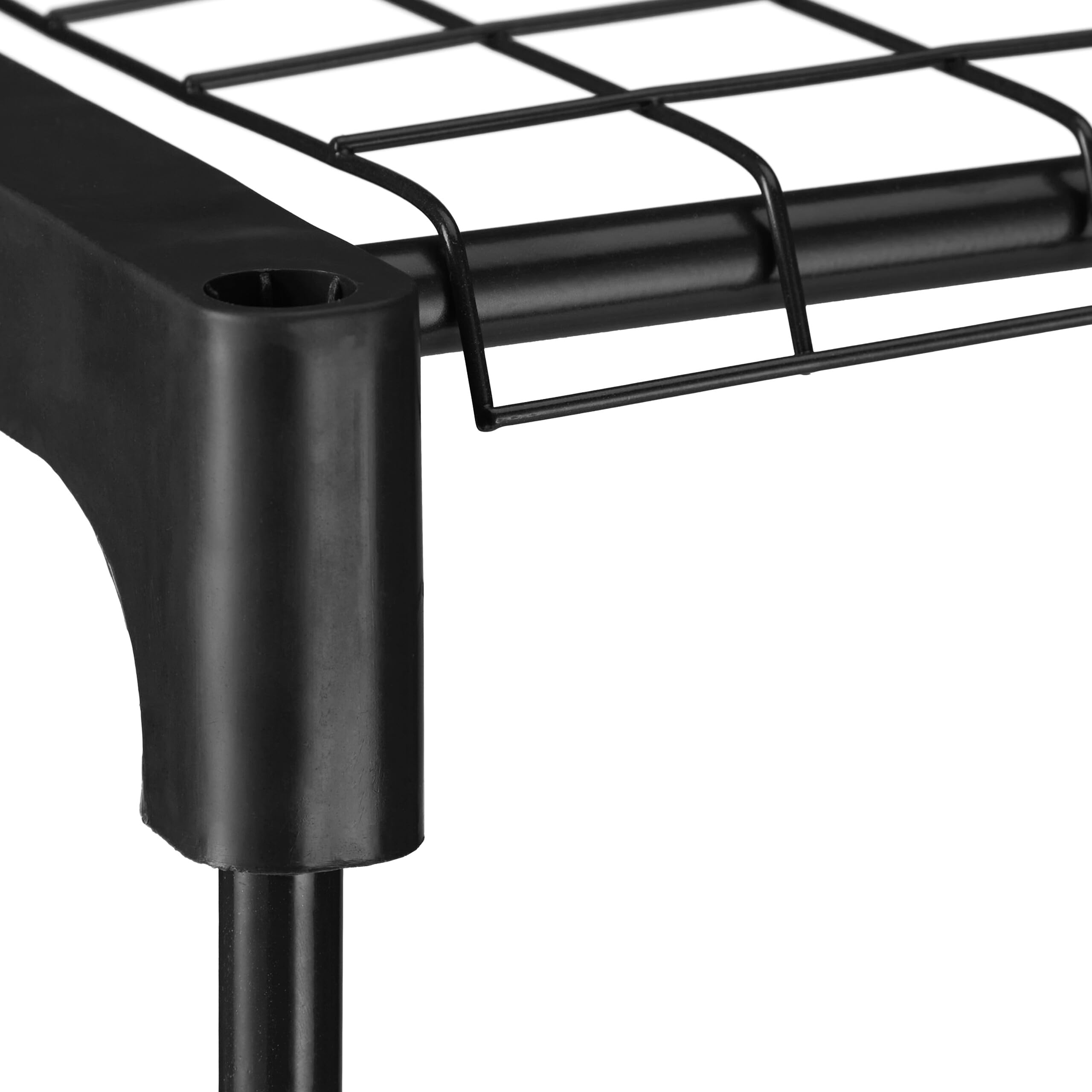 Relaxdays Estantería para Plantas, 5 Niveles, Mueble Macetas Flores y Hierbas, Soporte Metálico, 140 x 91 x 28 cm, Negro