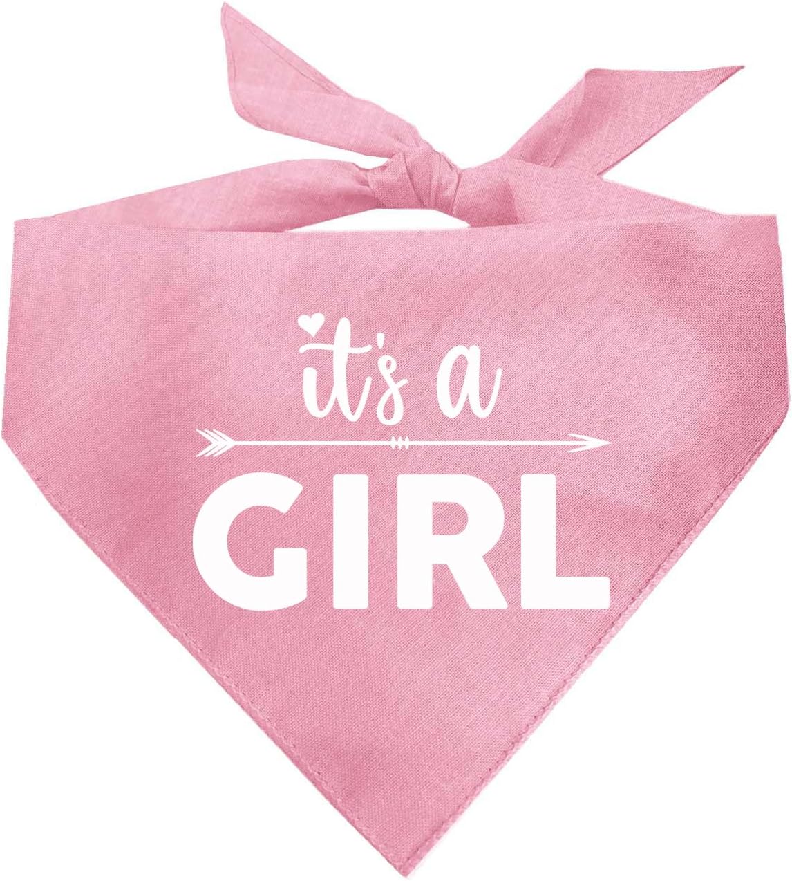 Team Pink & Team Blue Set | 100% Cotton Adjustable Triangle | Made in USA | Pregnancy Announcement Photoshoot Prop | New Baby | Gender Reveal | Baby Pink & Baby Blue 2 Pack One Size (210)