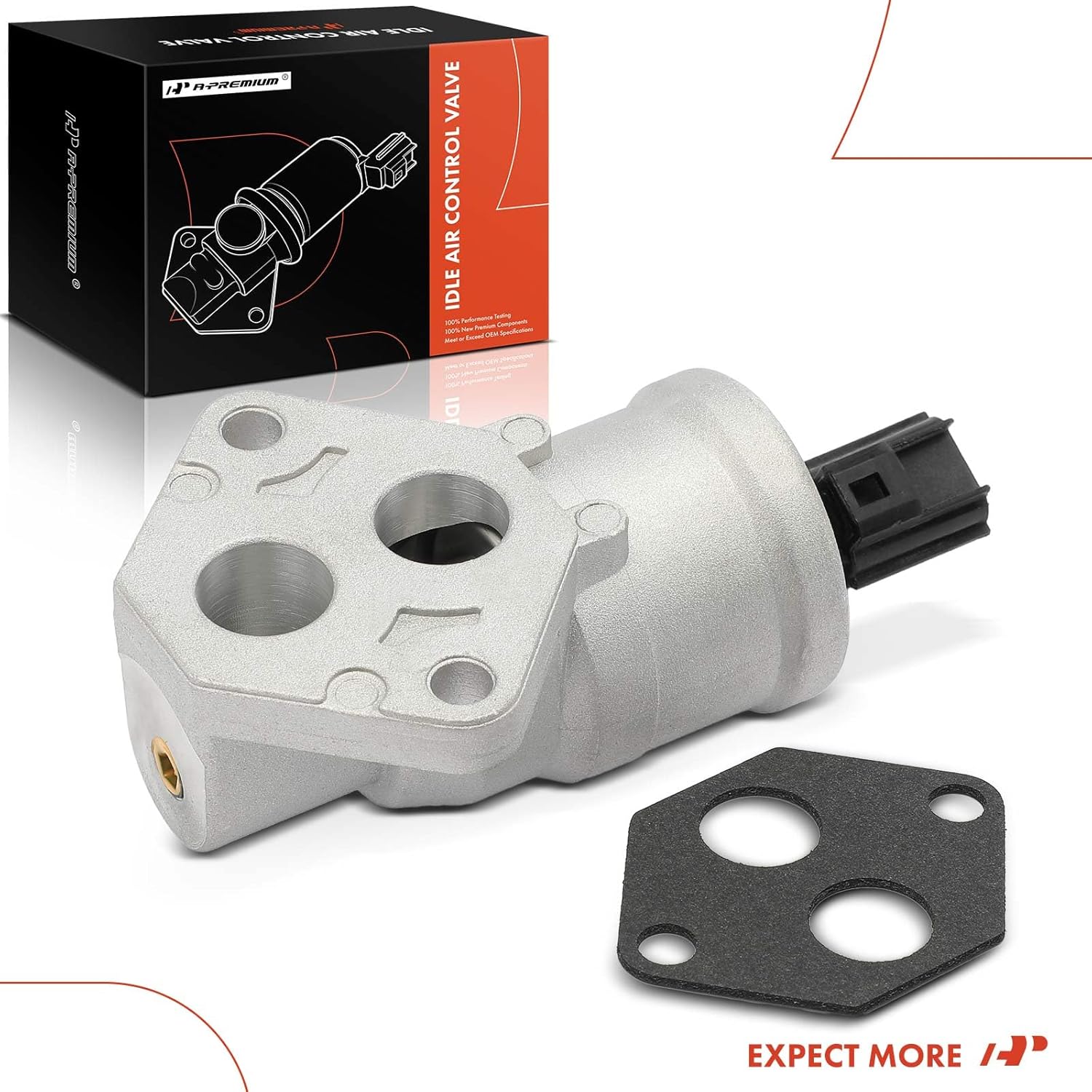 A-Premium Fuel Injection Idle Air Control Valve Compatible with Ford Focus 2002 2003 2004 2.0L, Replace for# XS4U9F715DB, XS4Z9F715DA