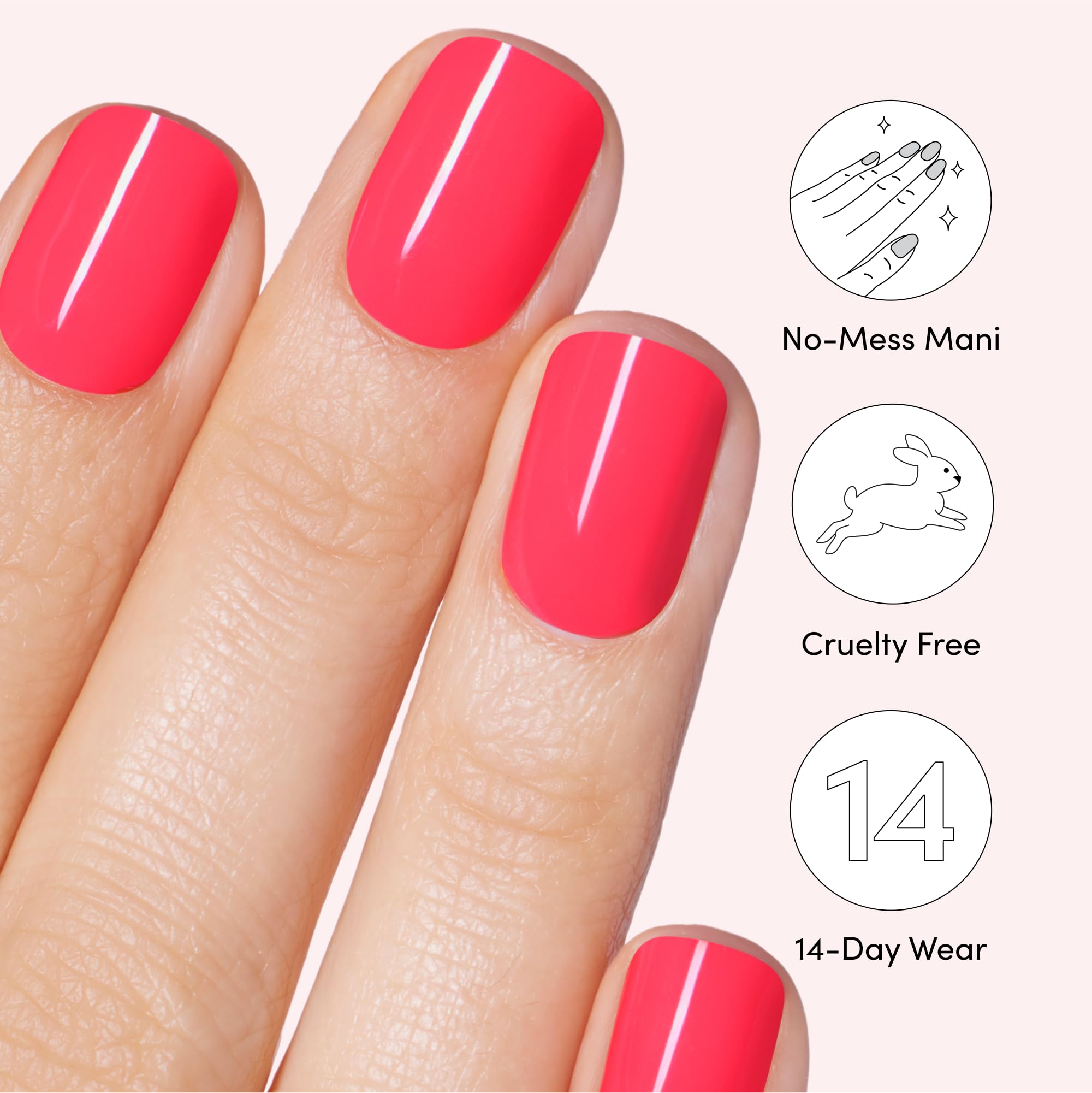 Amazon.com: Dashing Diva Glaze Nail Strip Duo - Berry Bright