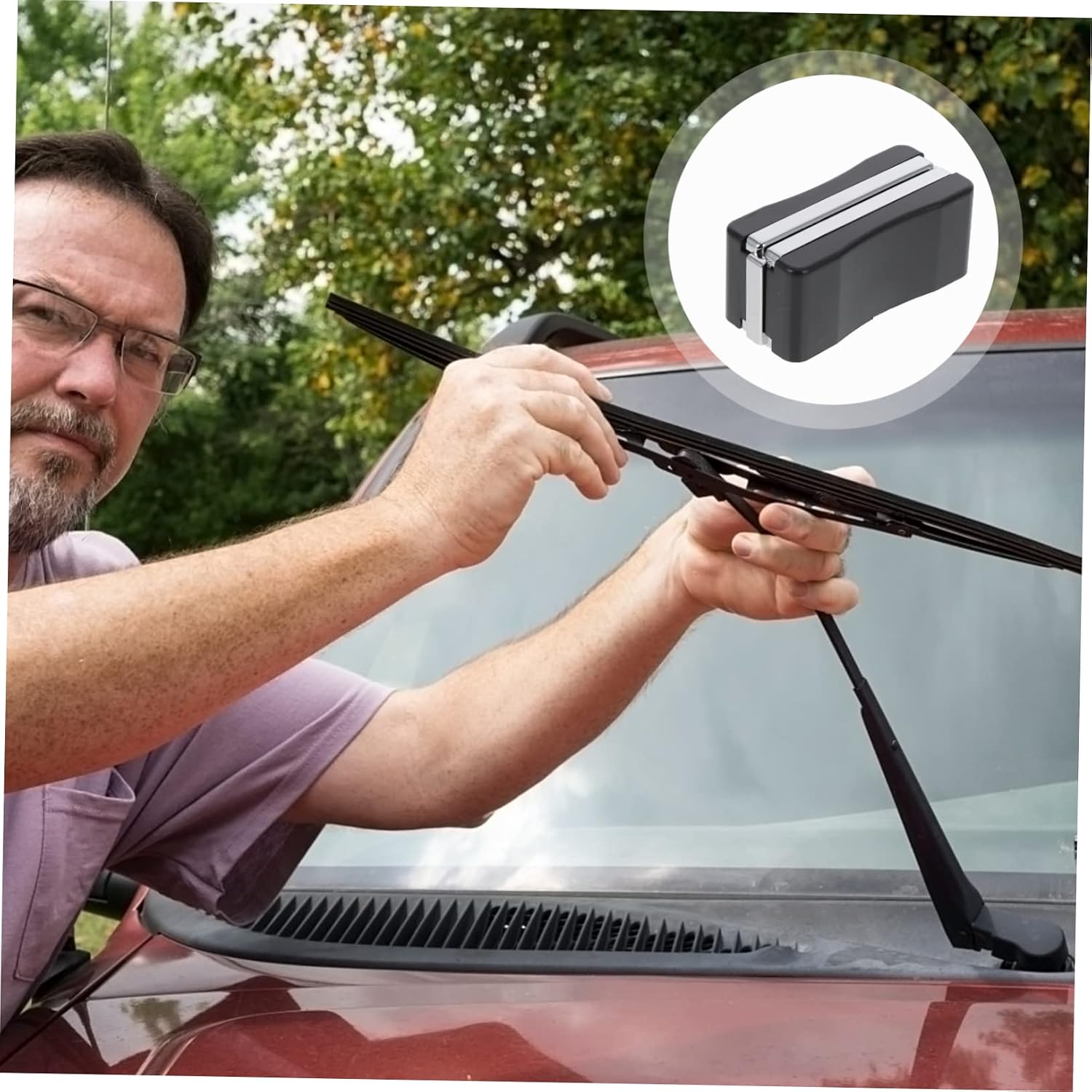 Car Wiper Fix Tool Windshield Wiper Repair Kit Universal Wiper Repairer Easy to Use for Vehicles