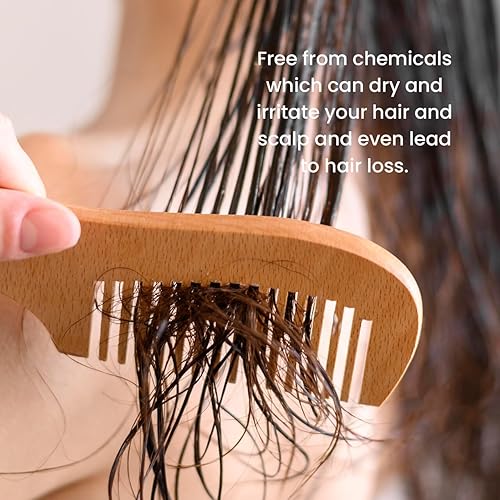 Miniatura 2 de FILPO Beauty Hair Detangler Spray infundido con leche de coco hidratante  Aceite de coco 6 en 1 antiencrespamiento, aceite de argán en aerosol