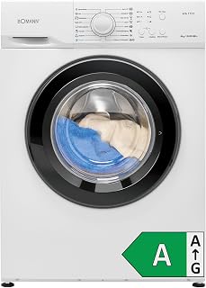 Bomann® Waschmaschine 6kg | max. 1000 U/Min. | 5 Jahre Motor-Garantie | bürstenloser DC-Motor: effizient, leise und langlebig | Temperatur bis zu 90°C | 16 Programme | Washing Machine | WA 7161