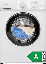 Bomann® Waschmaschine 6kg | max. 1000 U/Min. | 5 Jahre Motor-Garantie | bürstenloser DC-Motor: effizient, leise und langlebig | Temperatur bis zu 90°C | 16 Programme | Washing Machine | WA 7161