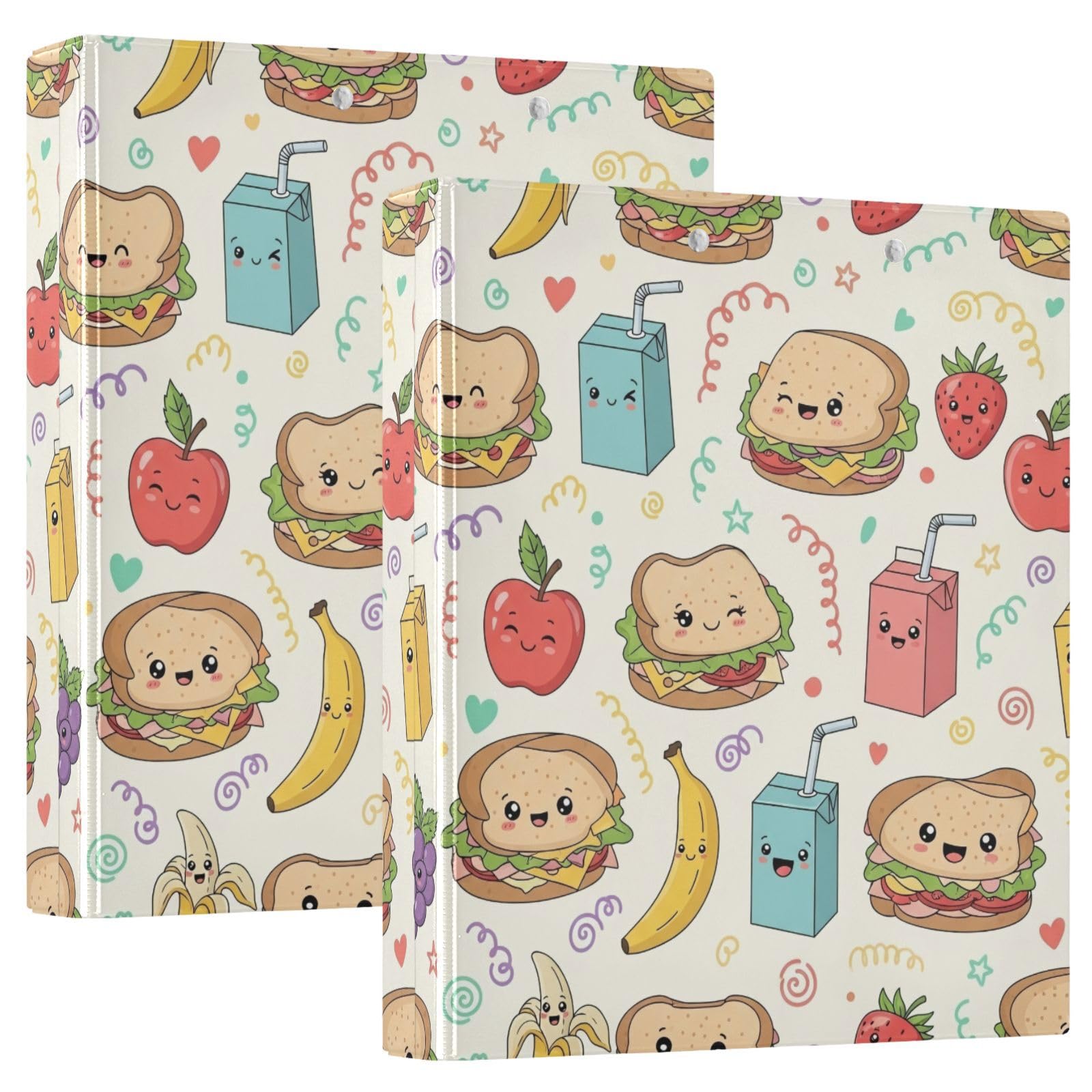 Raccoglitore a tre anelli a D flessibile, 3,8 cm, confezione da 2