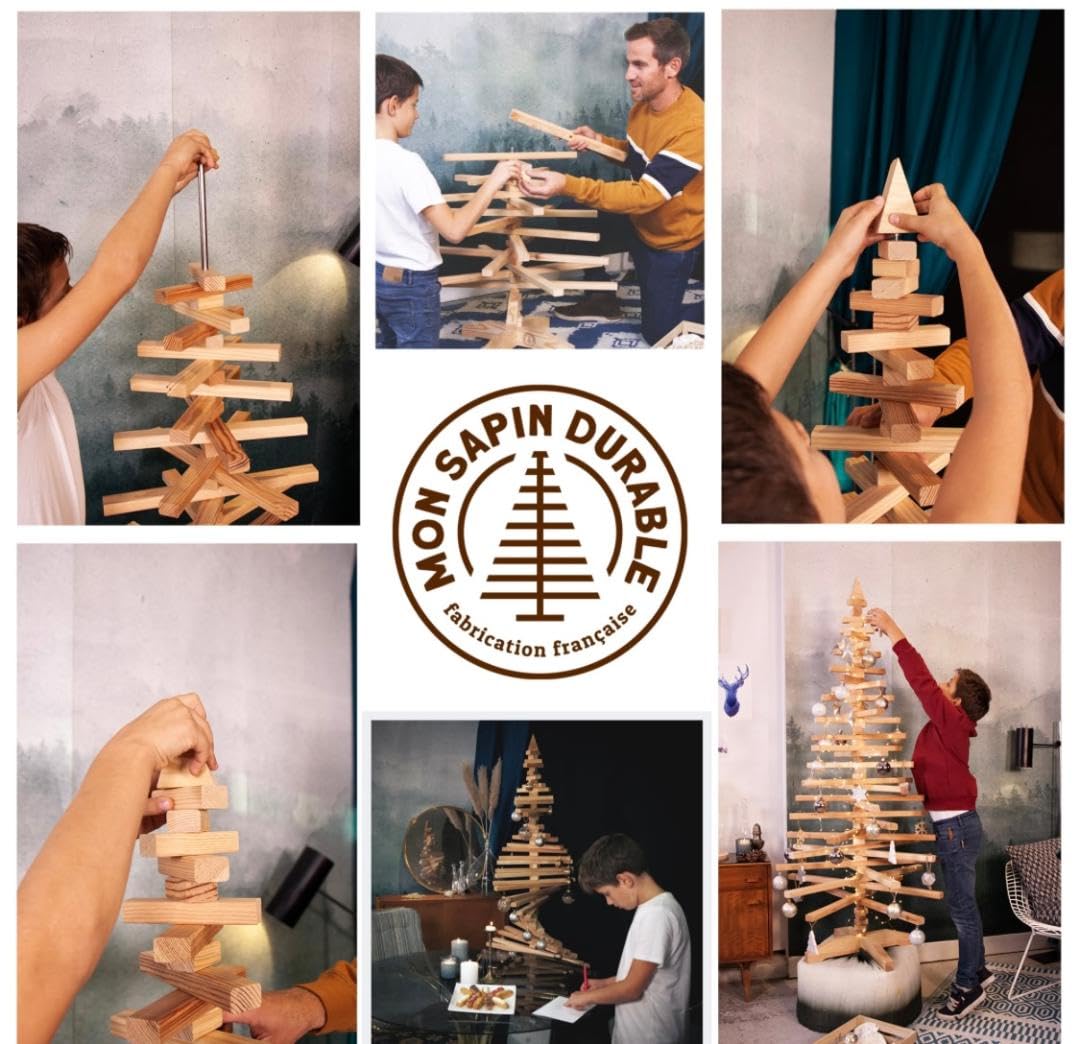 Sapin en Bois 100% Français - Durable (1.60m)