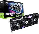 MSI GeForce RTX 5060 Ti 8G GAMING TRIO OC Graphics Card - RTX 5060 Ti GPU, 8GB GDDR7 (28Gbps/128-bit), PCIe 5.0 - TRI FROZR 4 (3 x STORMFORCE FAN) - RGB - HDMI 2.1b, DisplayPort 2.1b - 1