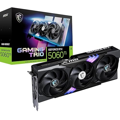 MSI GeForce RTX 5060 Ti GAMING TRIO OC 8GB GDDR7