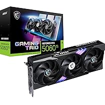 msi GeForce RTX 5060 Ti 8G GAMING TRIO OC – Scheda Video, 8GB GDDR7 28Gbps, 128-bit, PCIe 5.0, raffreddamento TRI FROZR 4 con 3 × STORMFORCE FAN, RGB, HDMI 2.1b e DisplayPort 2.1b