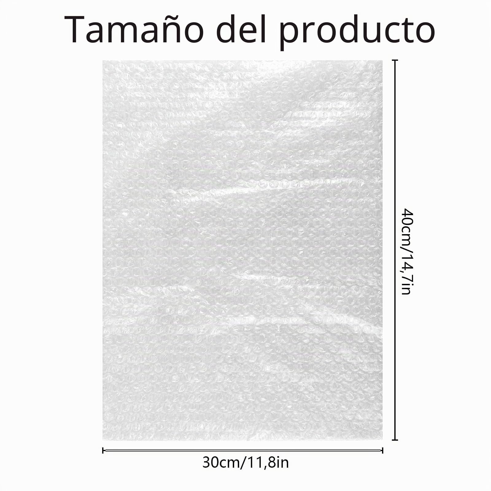 YAYODS 50 Bolsas de Burbujas de Plástico - 300 x 400 mm Película de Embalaje de Plástico de Burbujas para Envío y Almacenamiento