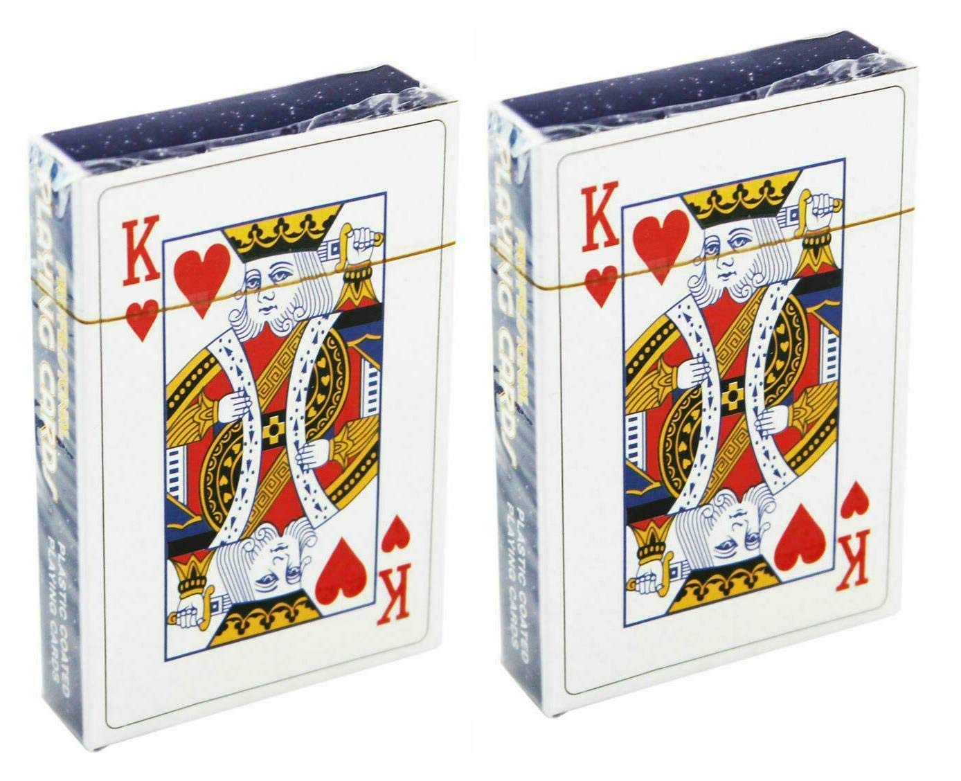 A1SONIC Playing Cards Assorted Pack of 2 Playing Cards plastic coated security sealed playing cards
