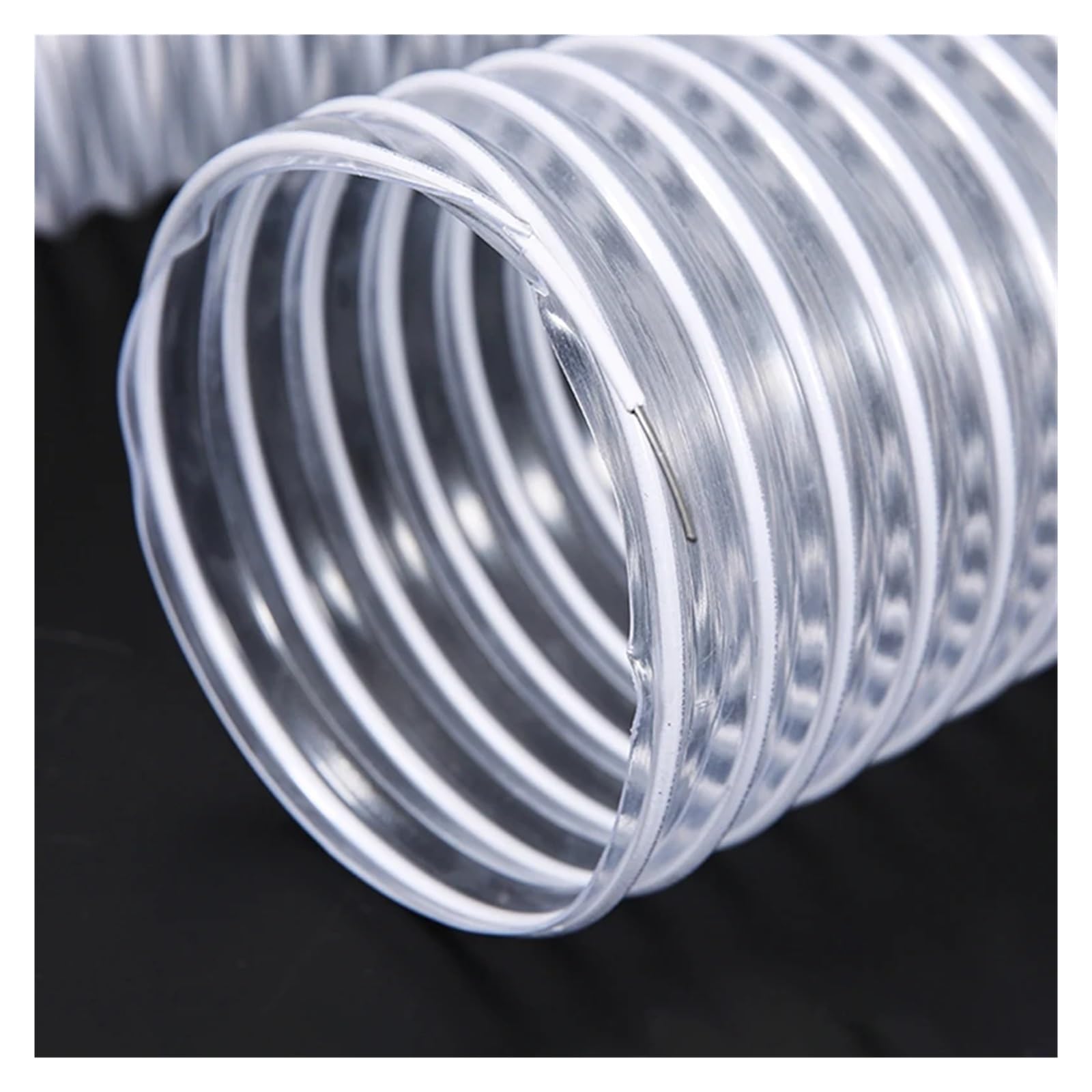 Tube en PVC transparent, aspiration de poussière, tuyau d'évacuation des fumées, tuyau d'échappement d'air, 1 à 5 mètres, diamètre intérieur 30 à 100 mm, 1 pièce(2 Meter,Inner Diameter 40mm)