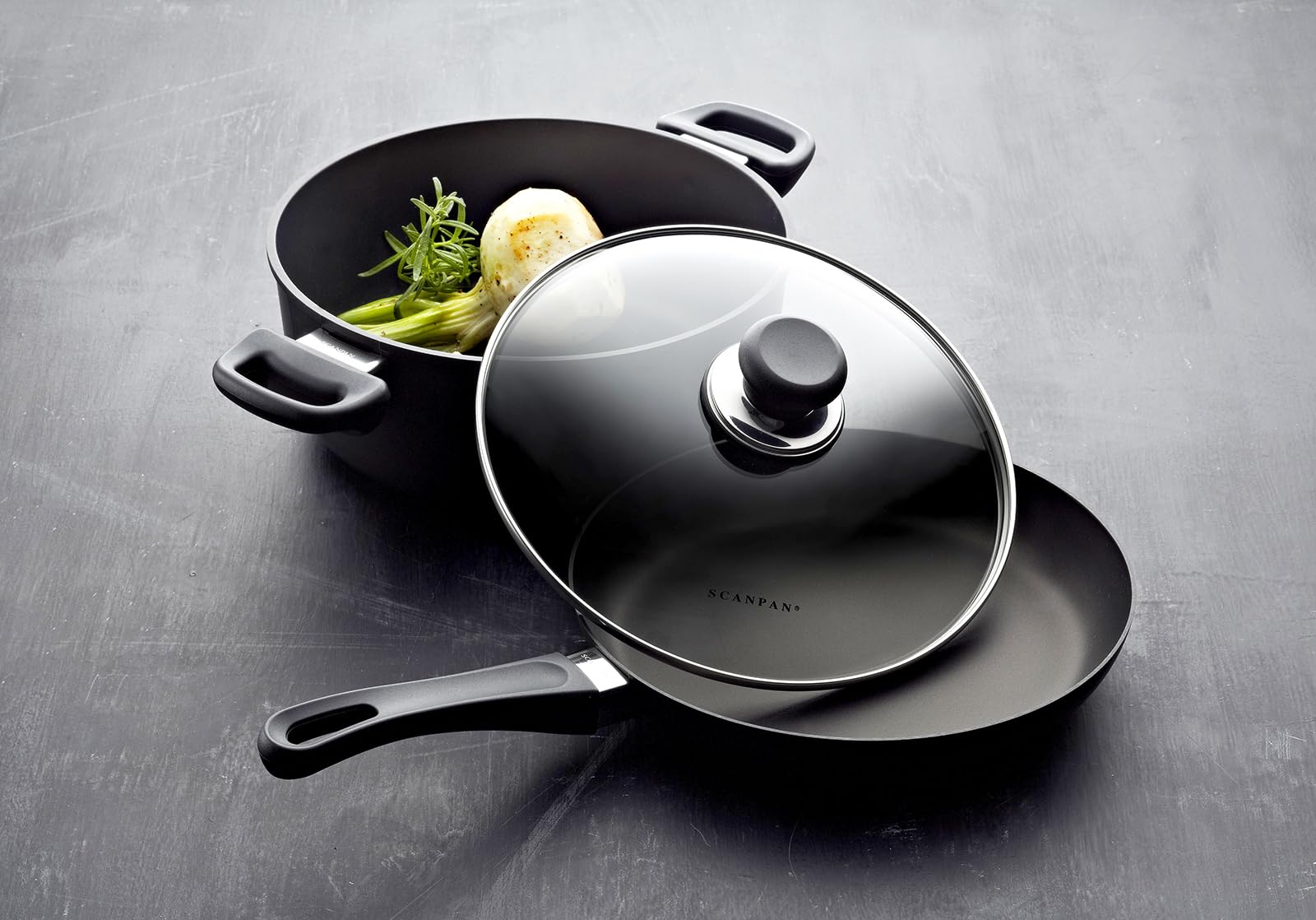 Amazon | Scanpan Classic Chef8217 蓋付きフライパン | SCANPAN