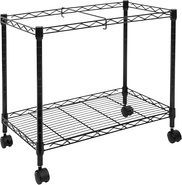 Mount-It! Rolling File Cart with Locking Casters, Mobile Filing Cabinet ...
