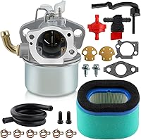 Carbhub 591925 Carburetor Kit Replaces 698479 693518 698475 for Craftsman Tiller Chipper - Incl Air Filter Fuel Hose Gasket