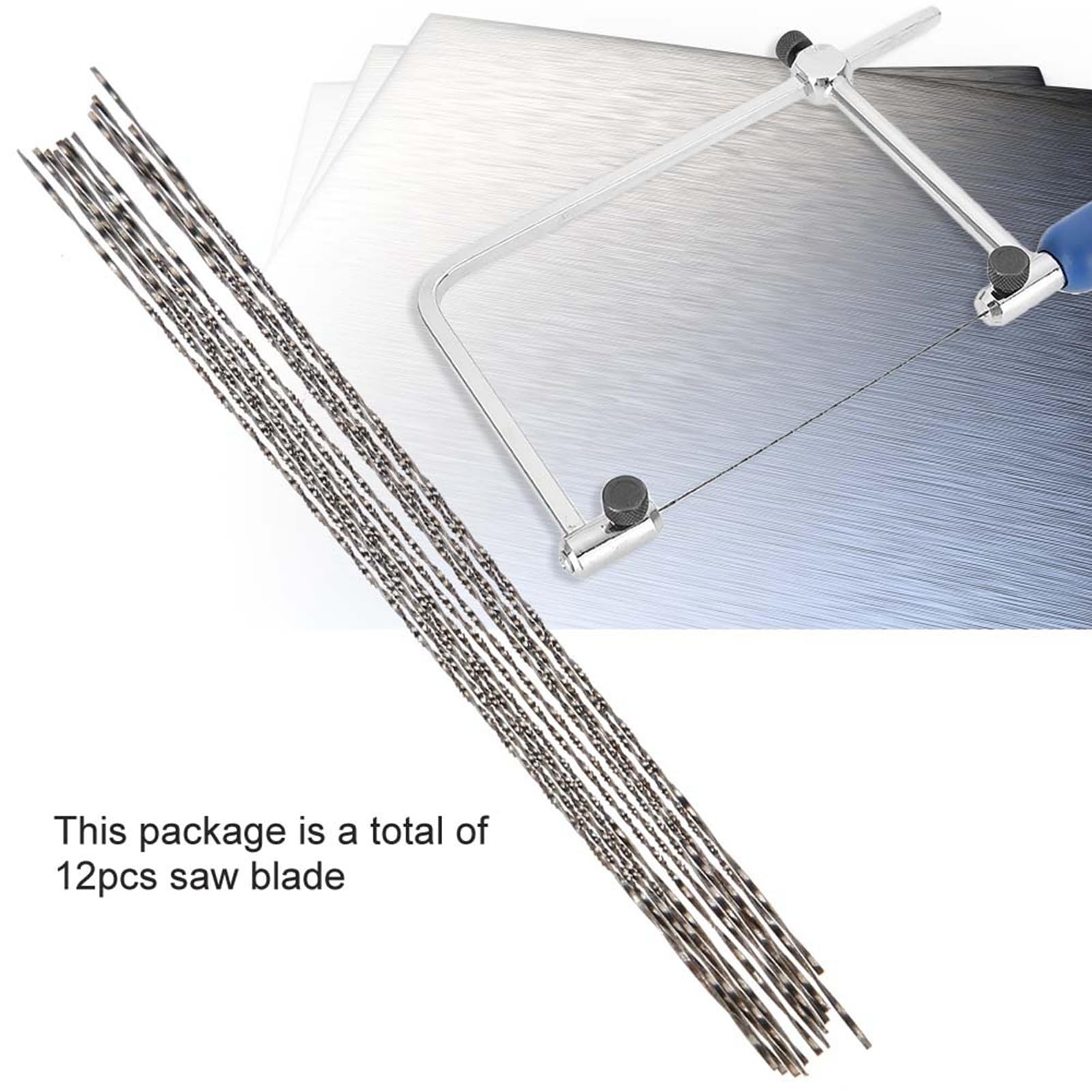 24 Lame Seghetto Traforo 130mm - Per Legno, Metallo E Plastica