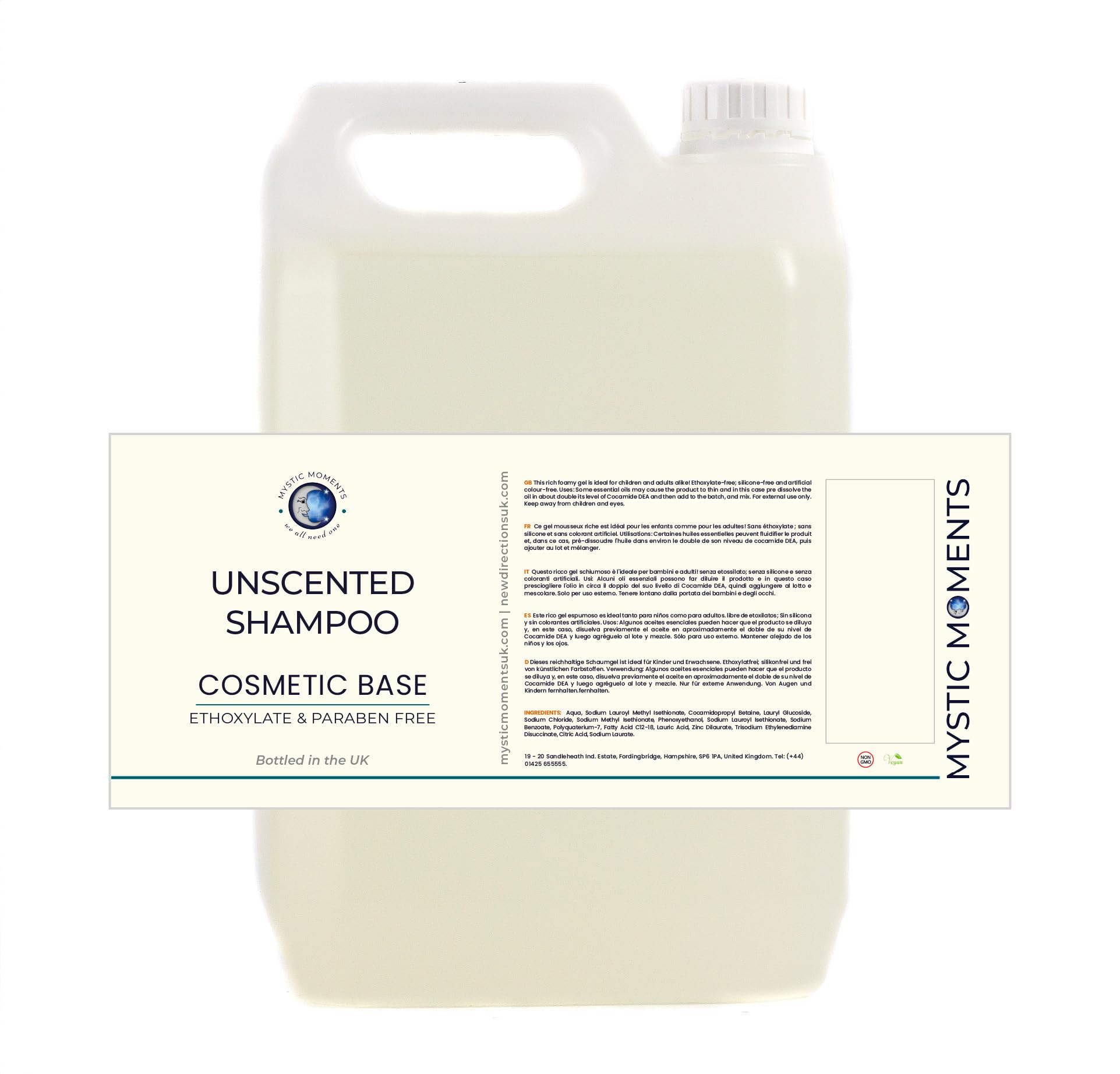 Mystic Moments Shampoo Base - 5Kg