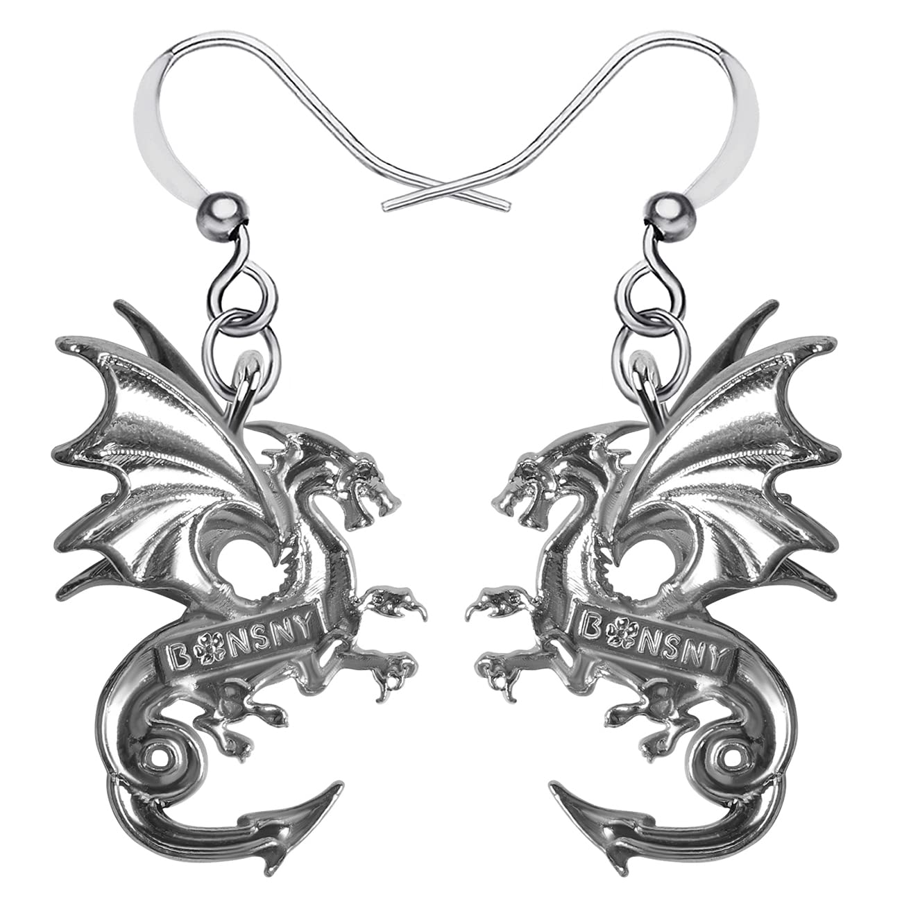 NEWEI Fantasía Pendientes Dragón Dangle Unique Dragon Joyería para Mujeres Niñas