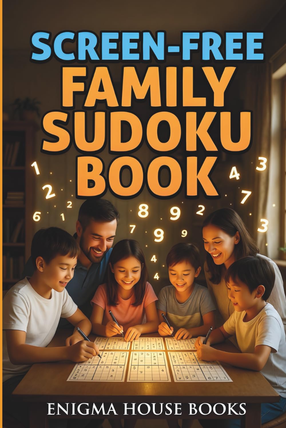 Screen-Free Family Sudok Book: 50 Easy Sudoku Puzzles for Beginners and Family Fun – Screen-Free Brain Games to Relax, Improve Focus, and Enjoy Quality Time Together