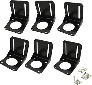 YVSPTIK 42mm Nema 17 Stepper Motor Mounting Bracket w/ M3 Screws (6 PCS)