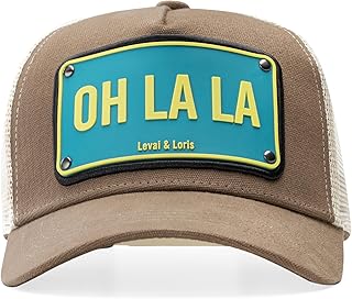 قبعة سائق الشاحنة للجنسين من اوه لا لا - ابيض