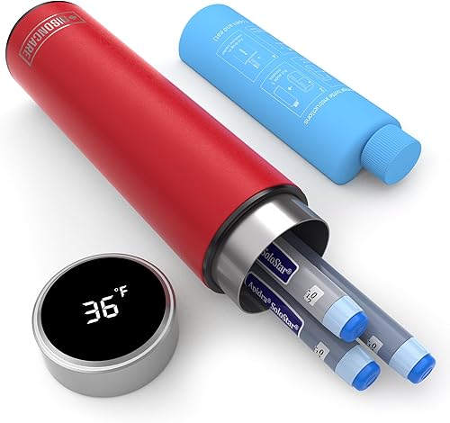 Miniatura 17 de DISONCARE Odyssey 60H Enfriador de Insulina | Capacidad para 3 Plumas, Estuche de Viaje con Cubierta de Dial de Temperatura, Diseño sin Batería