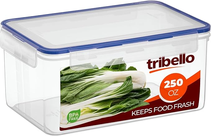 Tribello 250 oz Extra Large Airtight Food Storage Containers with