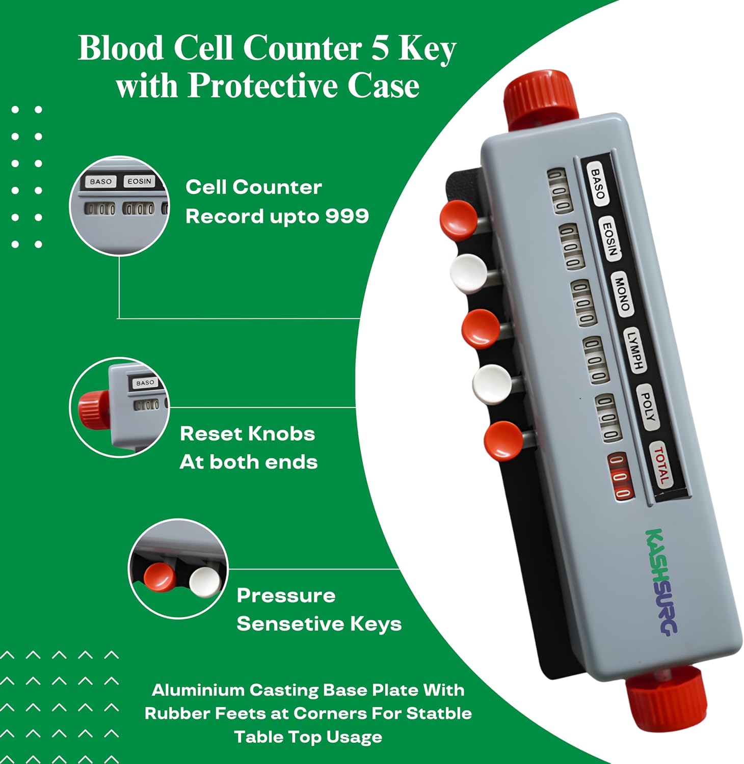 Blood Cell Counter 5 Keys + 1 Totaliser_Set 8 image 3