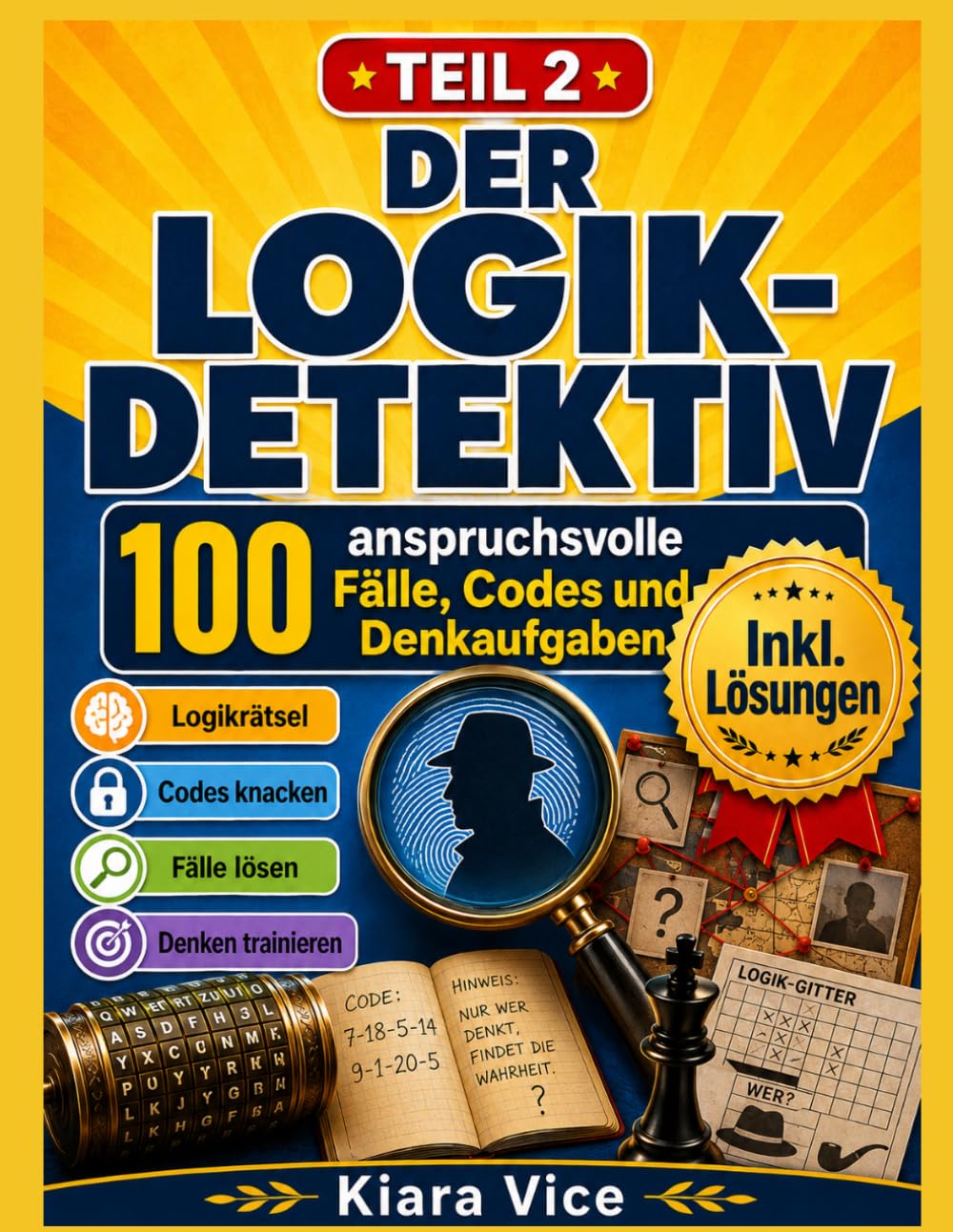 Der Logik Detektiv: Anspruchsvolle Rätselfälle für Erwachsene (Das große Rätselbch)