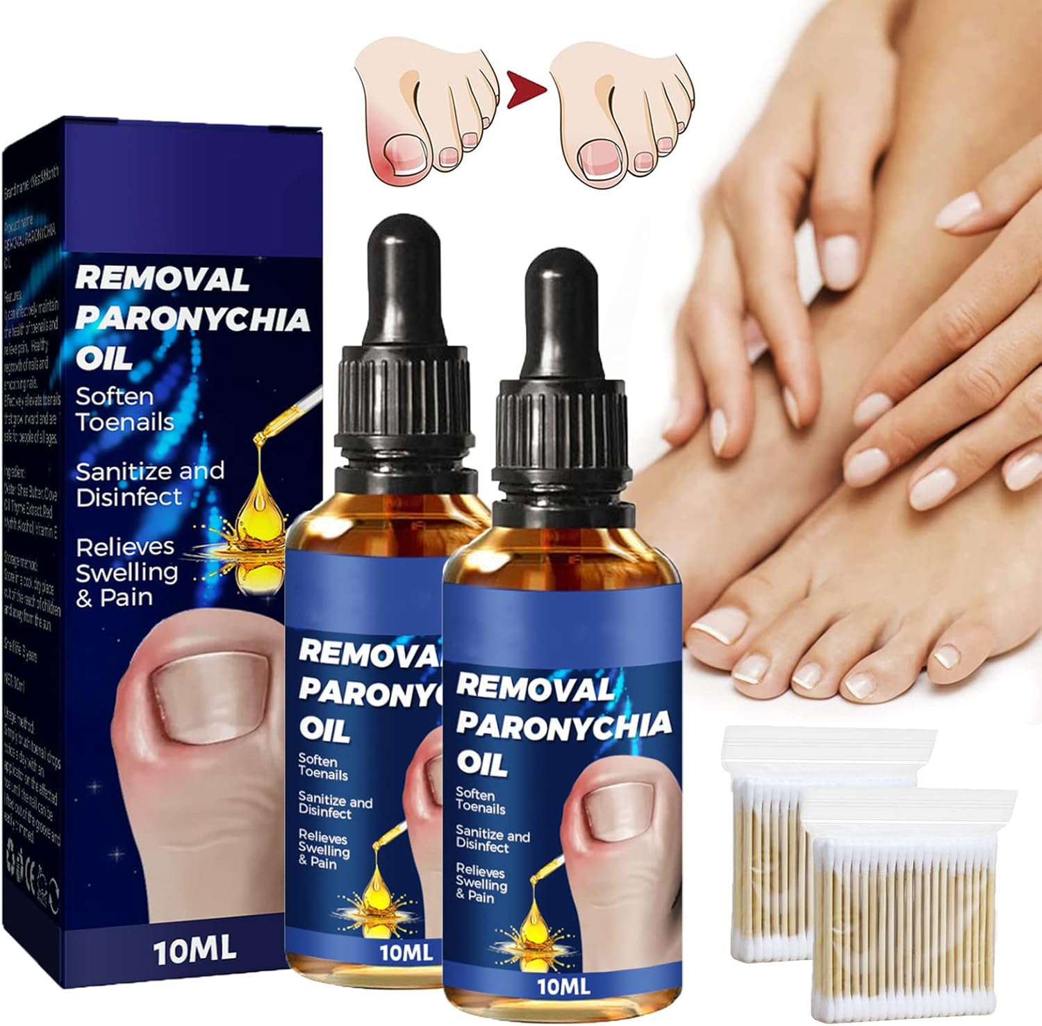 German Toenailcare Removal Paronychia Oil, German ToenailPlus Anti