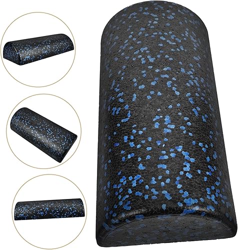 Miniatura 6 de Medio rodillo para yoga, fitness, herramienta de masaje semicírculo para alivio muscular, entrenamiento de equilibrio, diseño elegante para