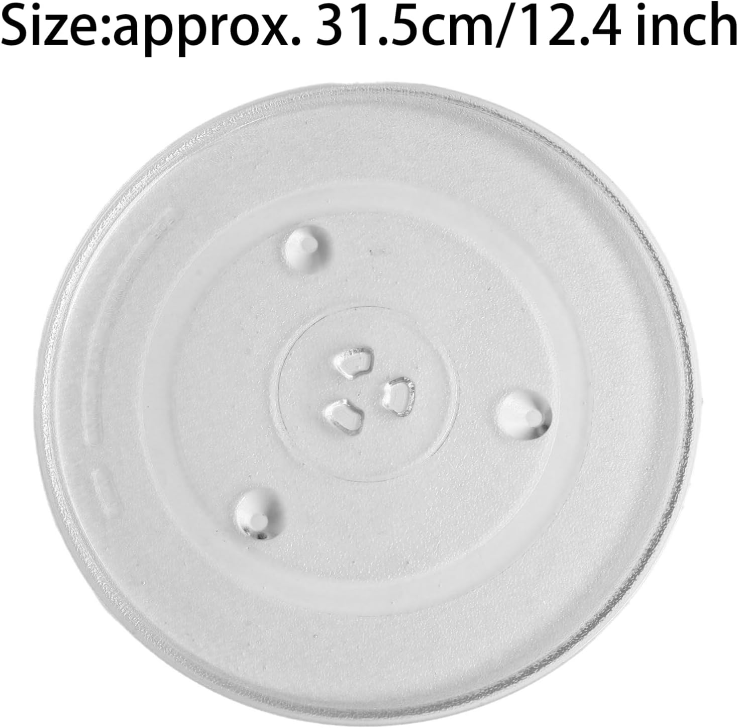 Microwave Glass Turntable Plate, Microwave Tray Replacement Glass Plate, Glass Tray Type 6 One Size