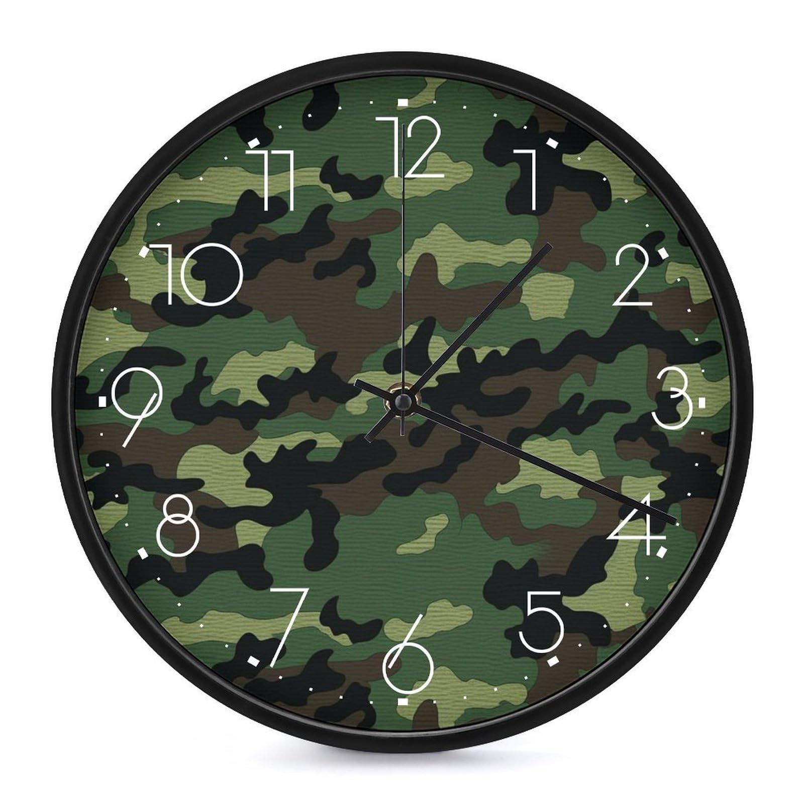 Horloge murale moderne verte pour décorer le bureau et optimiser l'espace